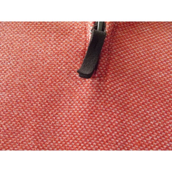 Club Room Pullover Mens XXL Orange 1/4-Zip top sweater high neck shirt quarter - Picture 6 of 10